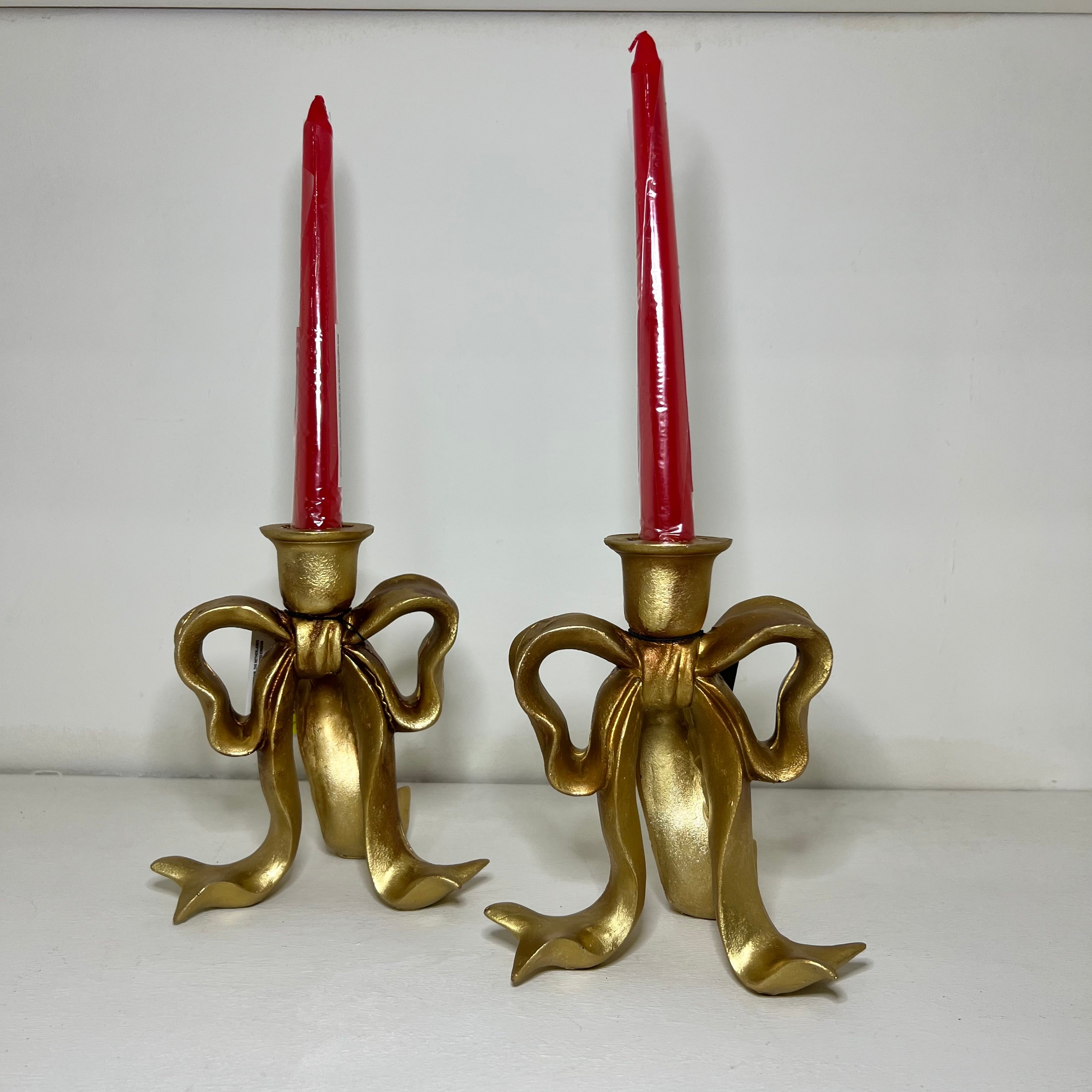 Candelabro Fiocco dorato