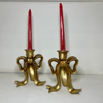 Candelabro Fiocco dorato