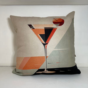 Cuscino Drink sfondo beige