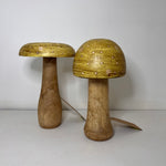 Funghi in Legno Decorativi