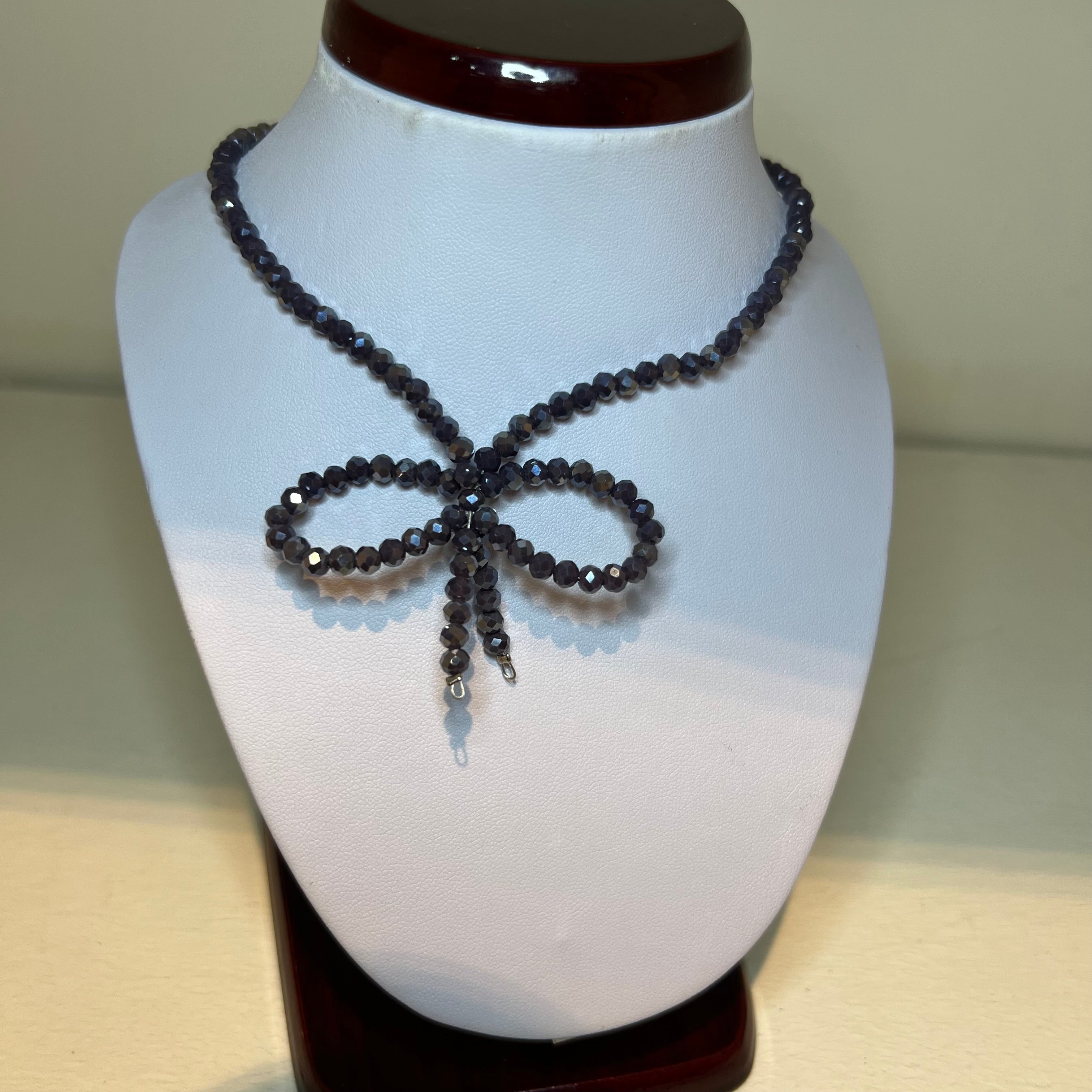 Collana Fiocchetto Perline