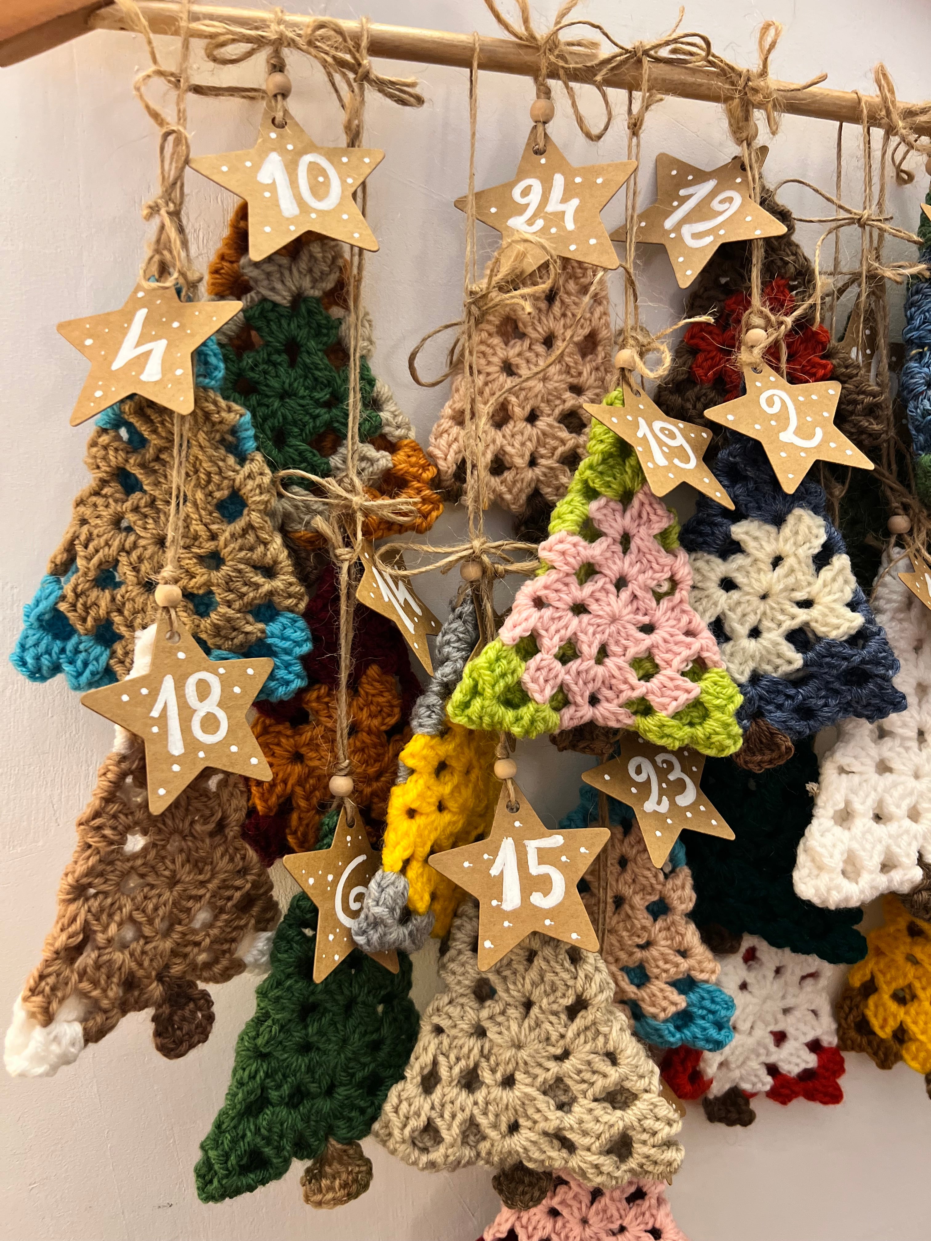 Calendario dell’Avvento in Tricot