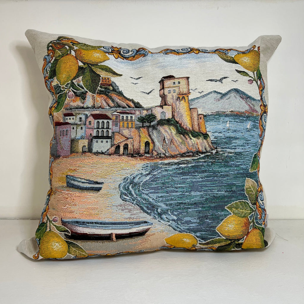 Cuscino Gobelin Golfo di Napoli