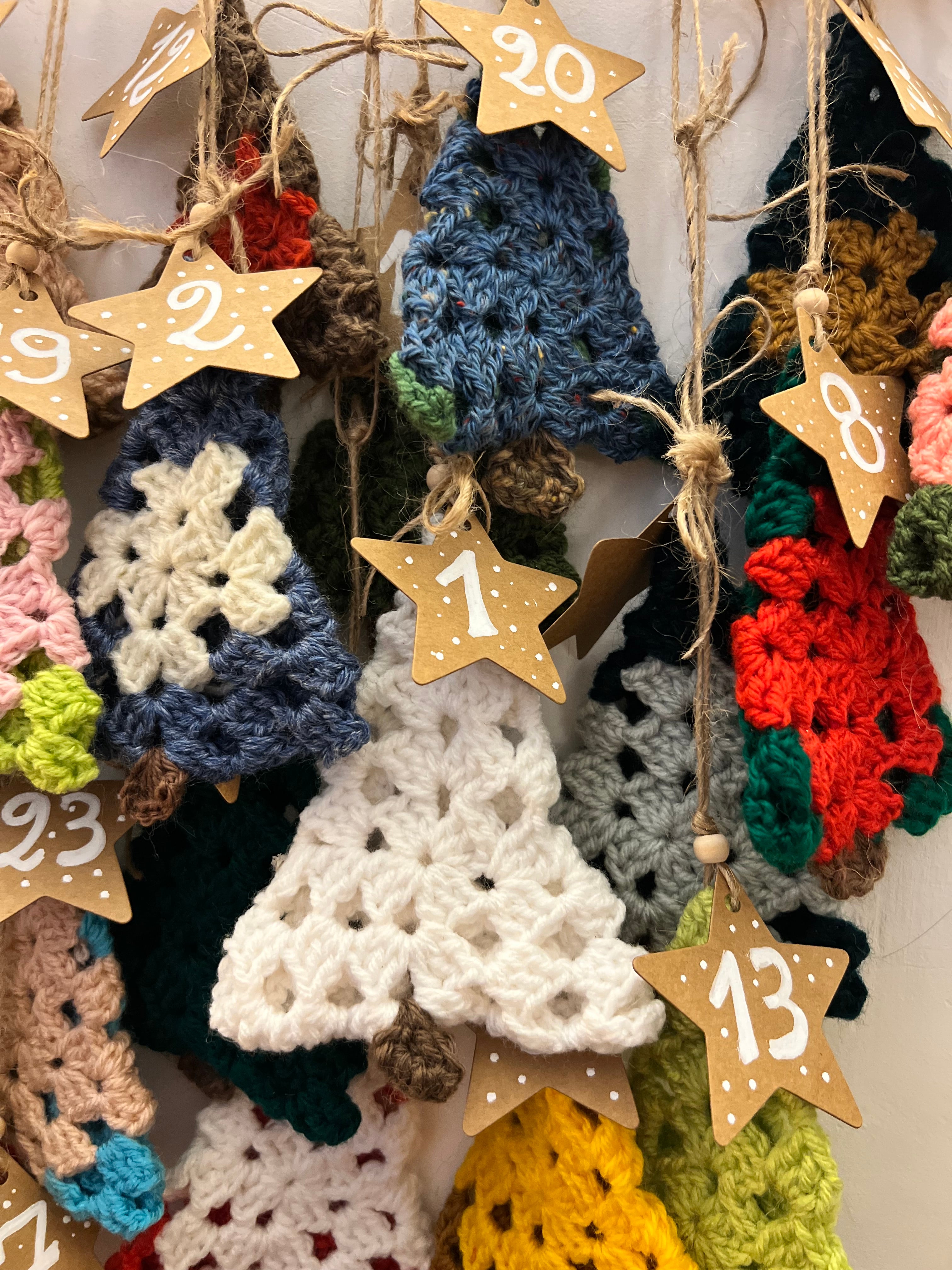 Calendario dell’Avvento in Tricot
