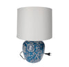 Lampada in ceramica blu