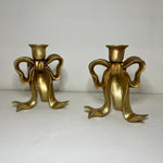 Candelabro Fiocco dorato