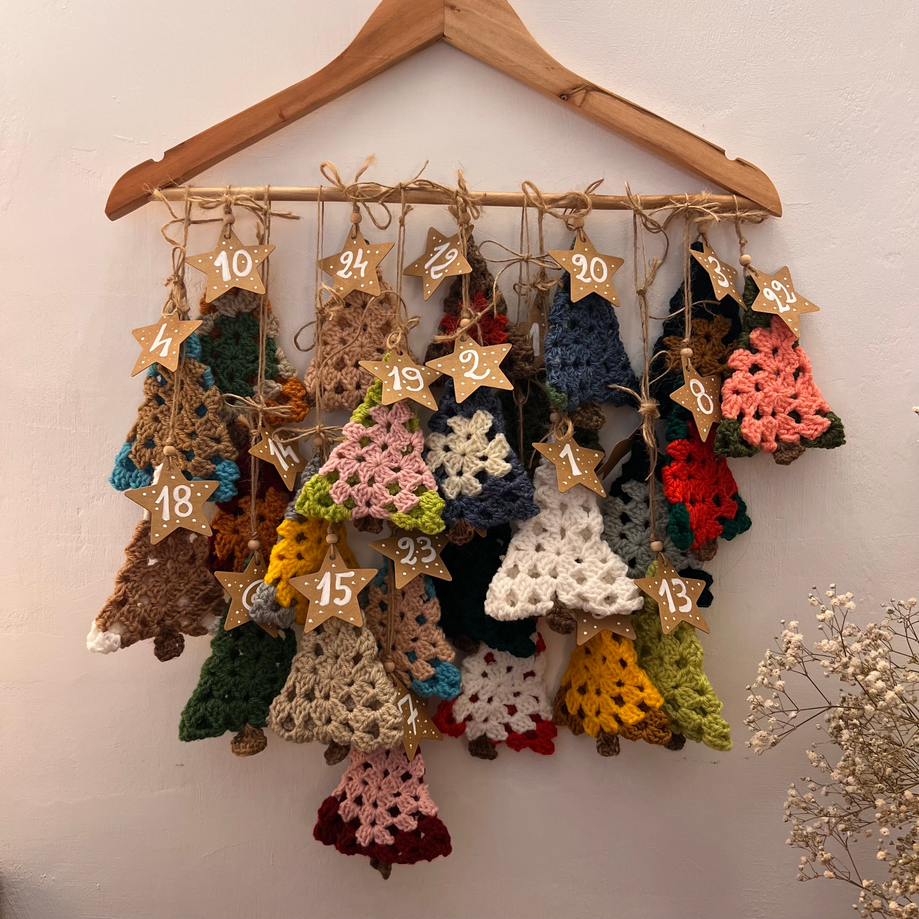 Calendario dell’Avvento in Tricot