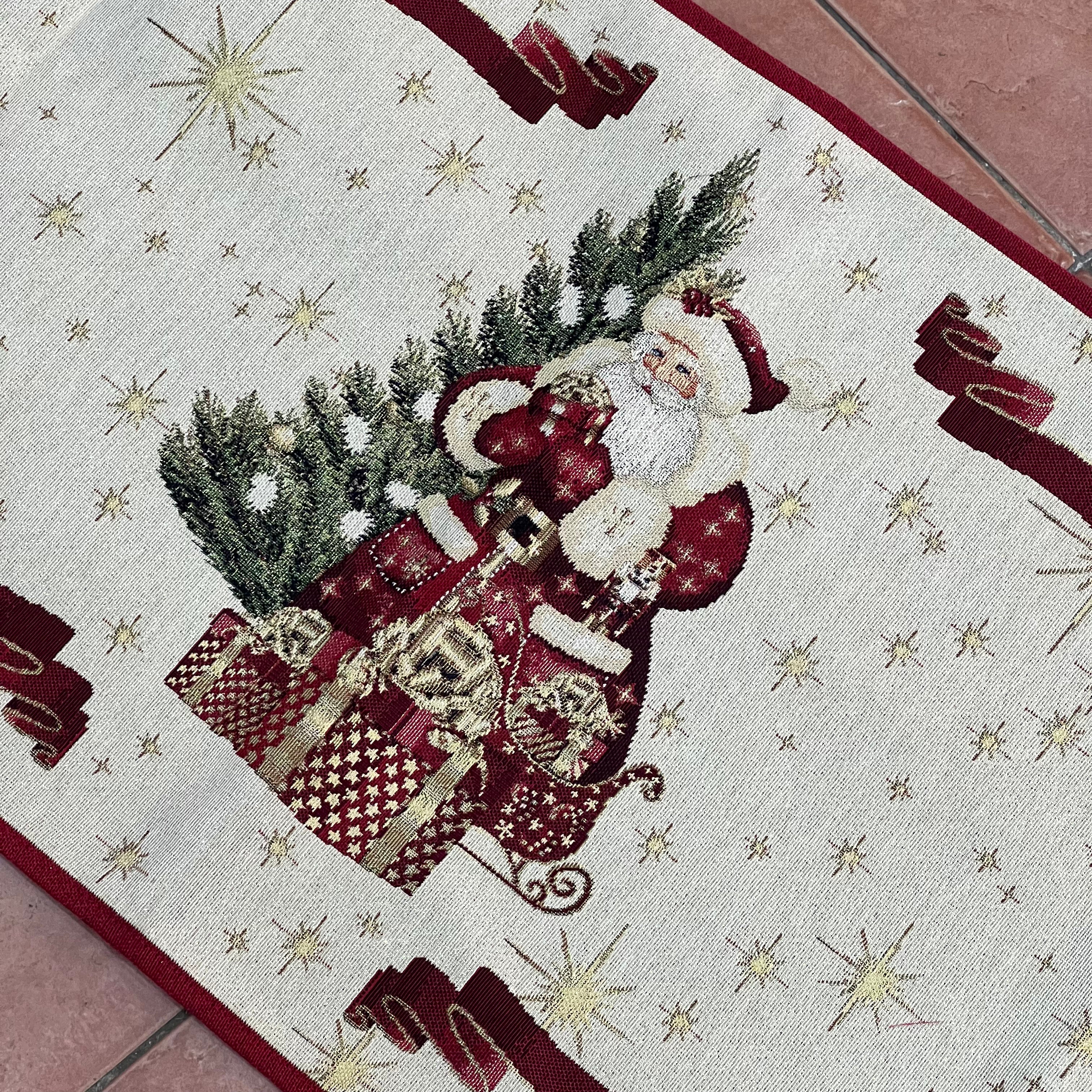 Runner in gobelin Santa 95x40