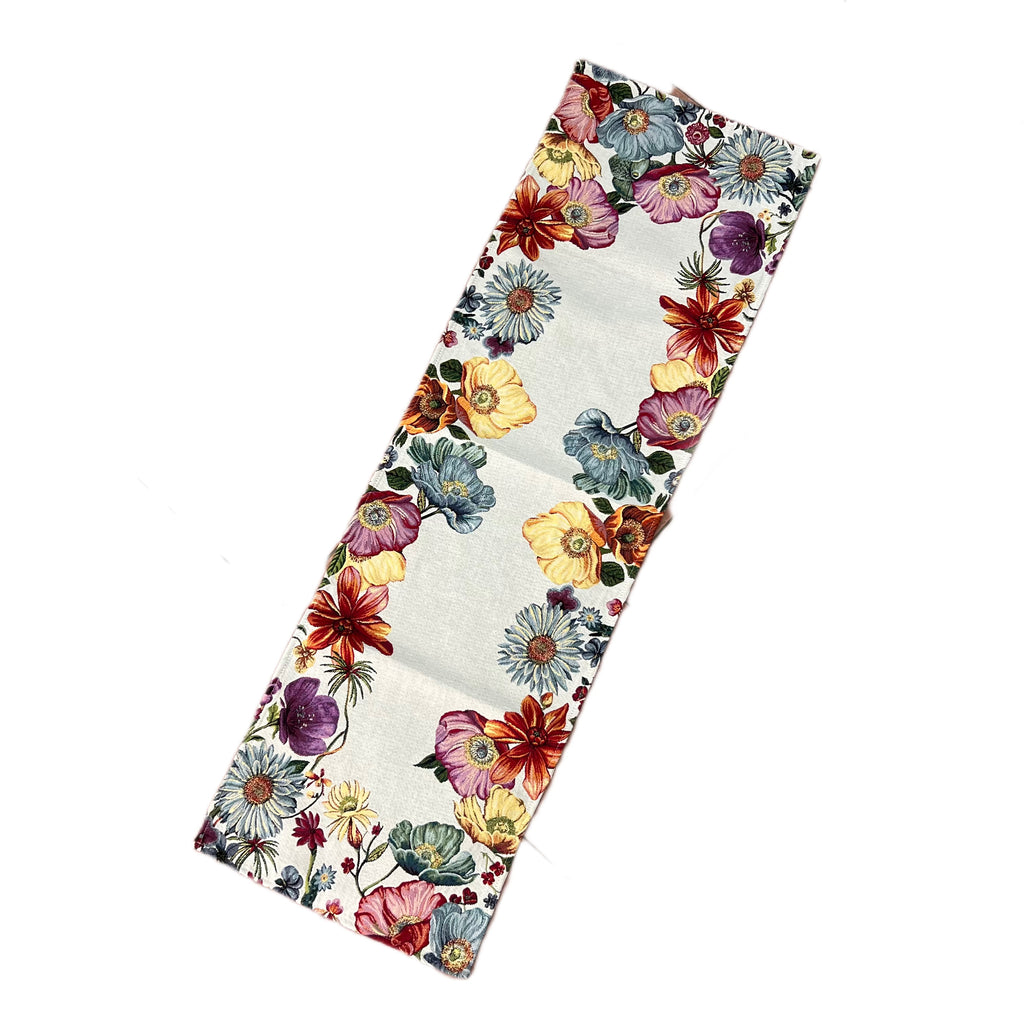 Runner in Gobelin Cornice di Fiori